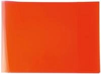 HERMA 19620 Heftumschl&auml;ge A5 Quer Transparent Rot, 10 St&uuml;ck, Hefth&uuml;llen aus