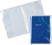 HERMA 5043 Ausweish&uuml;lle f&uuml;r 2 Karten transparent, 25 St&uuml;ck, 2-fach...