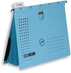ELBA Mehrfach-H&auml;ngehefter chic, f&uuml;r A4, blau, 5er Pack, H&auml;ngeregister | aus...