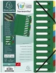 Exacompta 55123E Premium Ordnungsmappe Harmonika. Aus extra starkem Colorspan-Karton
