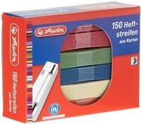 Herlitz Heftstreifen 150er Packung, Farben sortiert, 1 St&uuml;ck