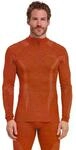 FALKE Herren Wool-Tech High Zip Neck Funktionsshirt Langarm atmungsaktiv