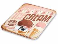 Beurer KS 19 Ice-Cream Küchenwaage, digitale, mit Tara-Zuwiegefunktion,