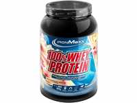 IronMaxx 100% Whey Protein Pulver - Erdbeere Weiße Schokolade 900g Dose 