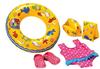 Heless 88 - Schwimm-Set für Puppen, Badeanzug, Clogs, Schwimmring und -flügel...