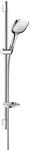 hansgrohe Raindance Select E 150 Duschset 0,90m, 3 Strahlarten mit Seifenablage,
