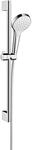 hansgrohe Croma Select S Duschset 0,65m, Wei&szlig;/Chrom