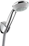 hansgrohe Crometta 85 Duschkopf, inkl. Duschkopfhalter, 2 Strahlarten, Chrom