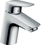 hansgrohe Logis - Waschtischarmatur ohne Ablauf, Wasserhahn Bad mit Auslauf H&ouml;he 67