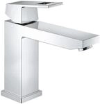 GROHE Eurocube, Waschtischarmatur, wassersparend (Wasserhahn f&uuml;r das Bad, 17cm...