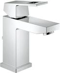 Grohe Eurocube Einhand-Waschtischbatterie, mit Energieparfunktion 2339000E Silber
