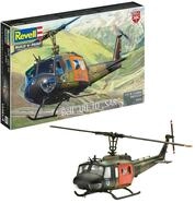 Revell Modellbausatz - Bell UH-1D Hubschrauber - Pr&auml;zise Rumpfstruktur mit