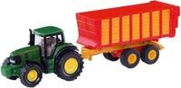 Siku 1650, Claas Traktor mit Silagewagen, Metall/Kunststoff, Multicolor,...