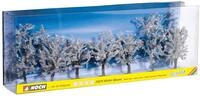 NOCH&reg; Winterb&auml;ume, 7 St&uuml;ck, Mini B&auml;ume, 8-10 cm, ideal f&uuml;r Modelle der