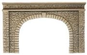 NOCH&reg; Tunnel-Portal f&uuml;r Modellbahn, 2-gleisig, 22 x 13 cm, perfekt f&uuml;r H0,