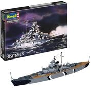 Revell Modellbausatz Schiff 1:1200 Bismarck im Ma&szlig;stab 1:1200, Level 4,