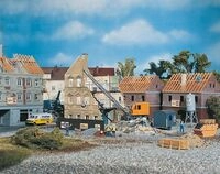 FALLER 130466 - Abbruchhaus mit Bagger