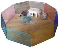 Kerbl Pet Freigehege, Freilaufgehege, 8 Elemente &agrave; 34x23cm, bunt, Metall, Hamster,