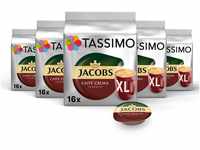 Tassimo Kapseln Jacobs Caffè Crema Classico XL, 80 Kaffeekapseln, 5er Pack, 5...