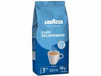 Lavazza, Caffè Decaffeinato, Entkoffeinierte Arabica und Robusta Kaffeebohnen,