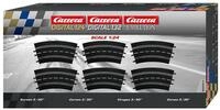 Carrera - 20020573 20020573 Evolution 6 Kurven 3/30&deg;, 22.6 L x 5.8 H x 47.0 W (cm)
