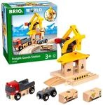 BRIO World 33280 Frachtverladestation - Eisenbahnzubeh&ouml;r Holzeisenbahn -