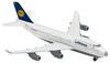 Majorette 212057980 Airplane, Flugzeug mit Original Lizenz, Emirates, Lufthansa,