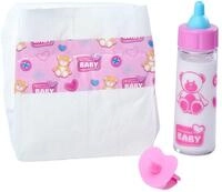 Simba 105562487 - New Born Baby First Nursing Set, Schnuller, Windel und