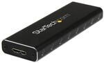 StarTech.com M.2 SSD Aluminiumgeh&auml;use f&uuml;r USB 3.0 (5Gbit/s) mit UASP - Schwarz -