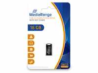 MediaRange USB Nano-Speicherstick 16GB - Mini Flash-Laufwerk mit USB 2.0...
