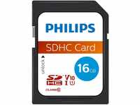 Philips Ultra Speed SDHC Card 16 GB UHS-I U1, Lesegeschwindigkeit bis zu 80...