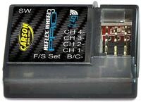 Carson 500501534 - Empf&auml;ng Reflex Wheel Pro-3 2.4 GHz wasserdicht, Wei&szlig;