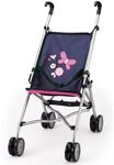 Bayer Design 30113AA Puppenbuggy, Puppenwagen, Doppelr&auml;der, Gurt, leicht faltbar,
