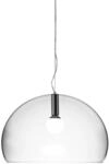 Kartell Small Fl/Y, Suspension Lamp, Glasklar