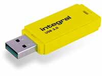 Integral Memory Neon 64GB USB-Stick USB3.0 gelb