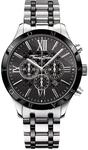 THOMAS SABO Herrenuhr Rebel Urban Edelstahl, Keramik, Edelstahl, Keramik Schwarz