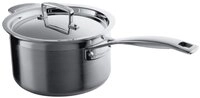 Le Creuset Stielkasserolle mit Deckel aus 3-ply Edelstahl, &Oslash; 20 cm, F&uuml;r alle