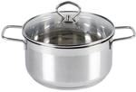 Karl Kr&uuml;ger Topf, Silber, 16 cm | PFAS-frei & unbeschichtet | Induktion 