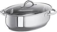 Schulte-Ufer 6768-38 Sicht-Br&auml;ter, 38 cm, 9,00 l Induktion, Silber