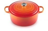 Le Creuset Signature Gusseisen-Br&auml;ter mit Deckel, &Oslash; 30 cm, Rund, F&uuml;r alle