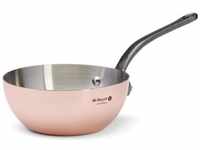 De Buyer 6464.16 Sauteuse, Edelstahl, Silber, 16 cm