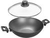 Woll Nowo Titanium Wok- und Rührpfanne mit Glasdeckel in Box - Induktiv -, Ø...