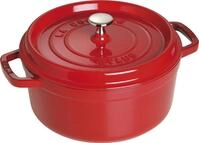 STAUB Cocotte, Gusseisen Br&auml;ter mit Deckel, Rund, 24 cm, 3,8 L, Alle Herdarten...