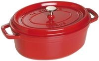 STAUB Cocotte, Gusseisen Br&auml;ter, Alle Herdarten inkl Induktion, Oval 29 cm, 4,25 L,