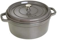STAUB Cocotte, Gusseisen Br&auml;ter mit Deckel, 28 cm, 6,7 L, Rund, Alle Herdarten...