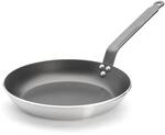 De Buyer 8180.28 Runde Bratpfanne Choc 28Cm, Silber