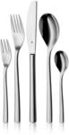 WMF Palermo Edelstahl Besteck Set 6 Personen, Essbesteck Set 30 teilig,