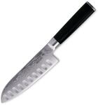 KAI DM-0718 Shun Santoku mit Kullenschliff 7.