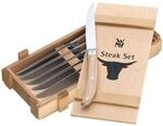 WMF Ranch Steakmesser Set 6-teilig, Spezialklingenstahl geschmiedet,...
