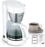 Cloer 5011 Filterkaffeemaschine mit Warmhaltefunktion, 800 W, 10 Tassen,